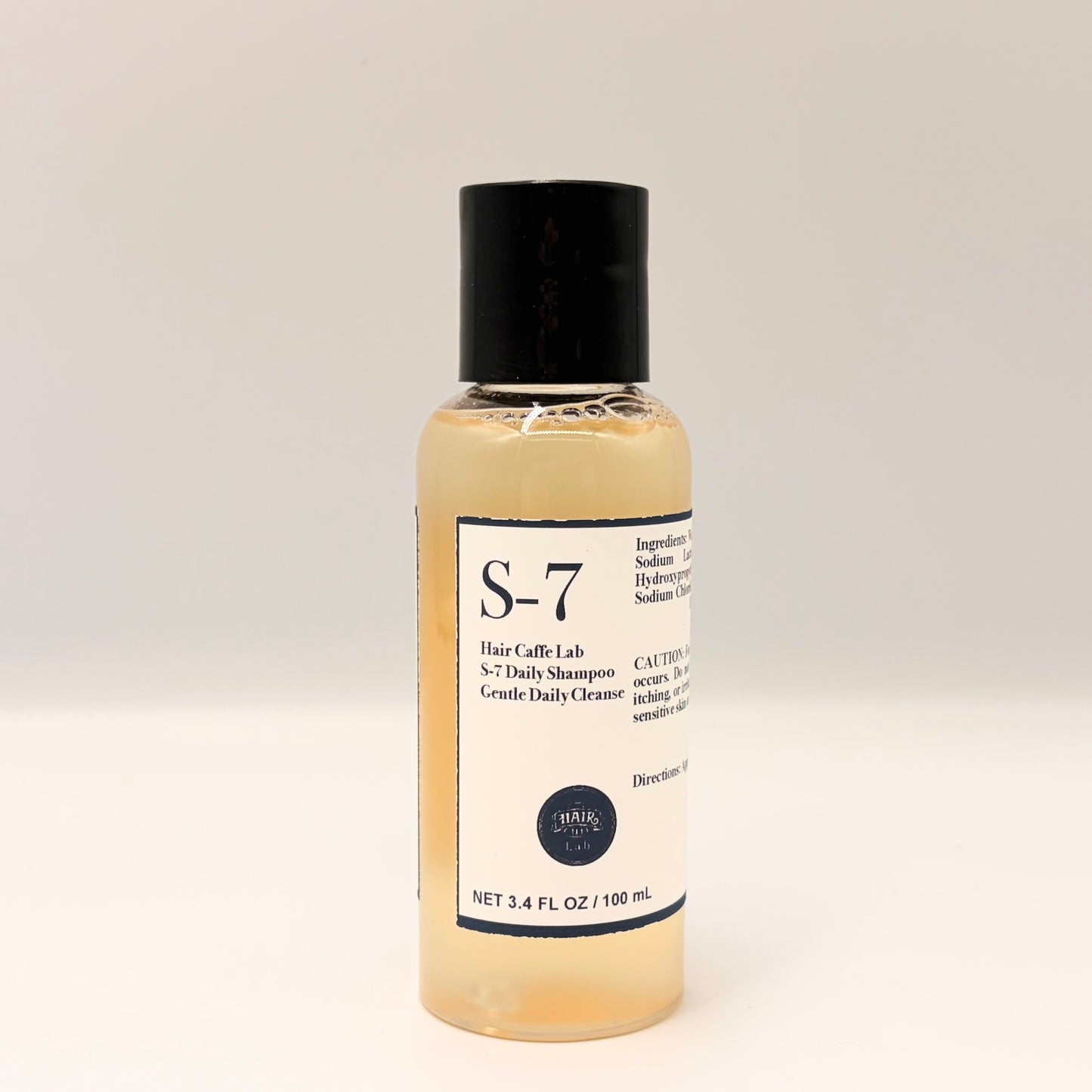 S-7 Daily Shampoo 100 mL bottle, front view showing Gentle Daily Cleanse label
